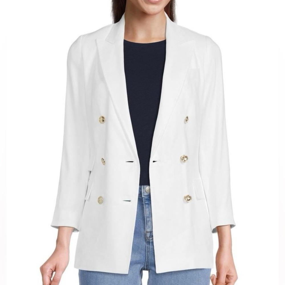 Antonio Melani Designer Size 2 Ivory Blazer